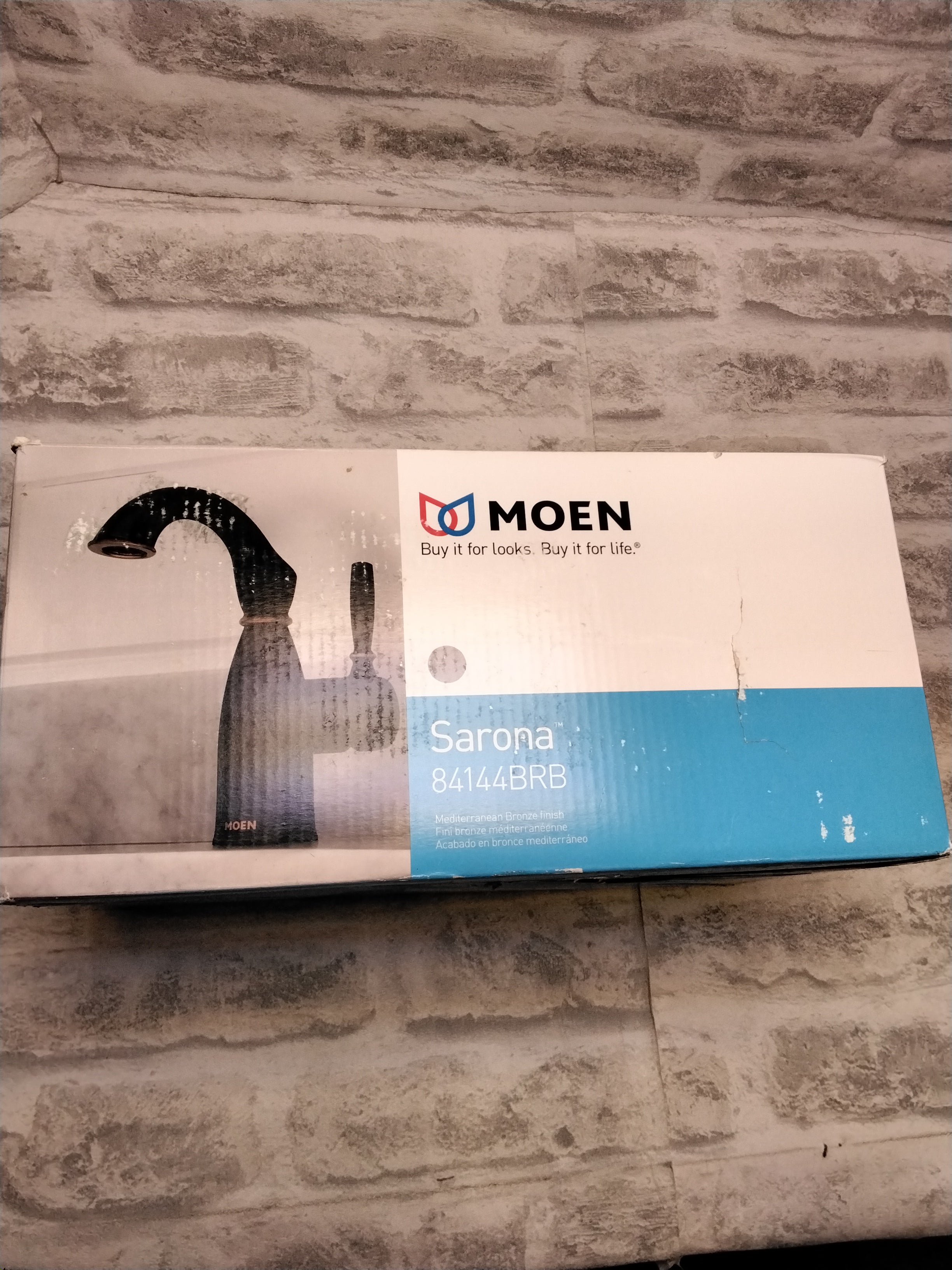 Moen Sarona One-Handle Single Hole Bathroom Sink Faucet with Optional Deckplate (7639812636910)